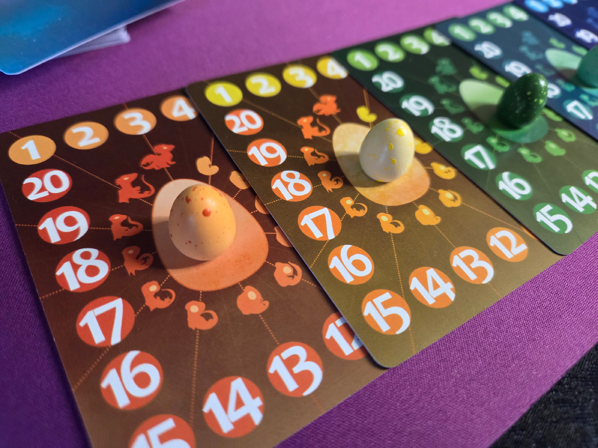 Dragonlings Egg Counter Cards