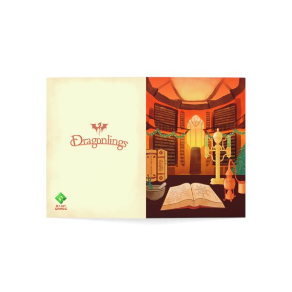 Dragonlings Alchemist Holiday Greeting Cards (1, 10, 30, and 50pcs) - Image 7