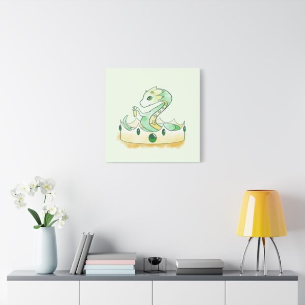 Green Wyrmling: Canvas Gallery Wrap - Image 9