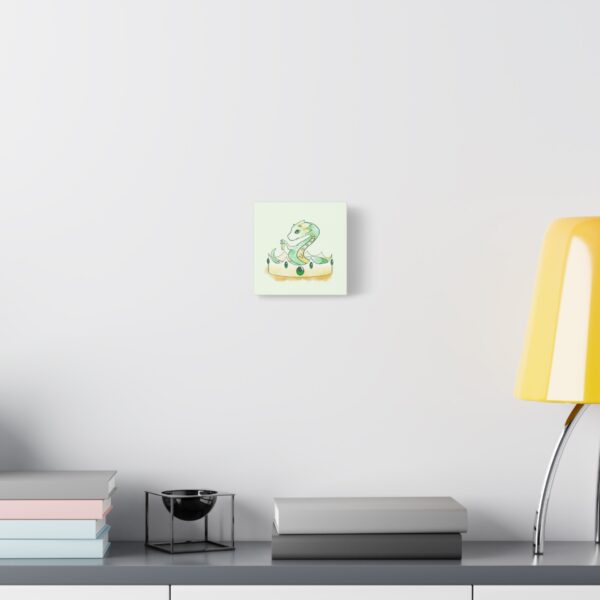 Green Wyrmling: Canvas Gallery Wrap - Image 3