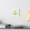 Green Wyrmling: Canvas Gallery Wrap - Image 4