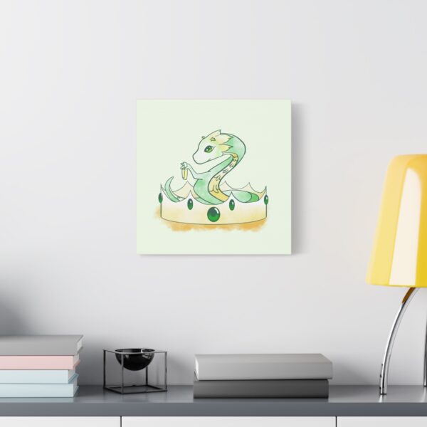 Green Wyrmling: Canvas Gallery Wrap - Image 6