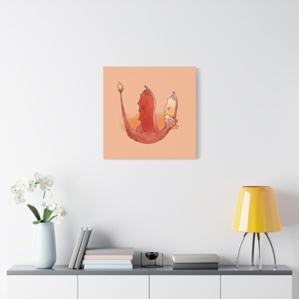 Fledgling Wyvern: Canvas Gallery Wrap - Image 9