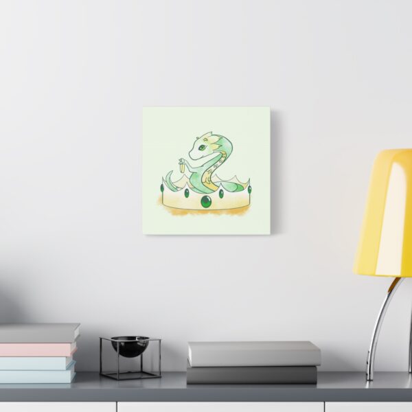 Green Wyrmling: Canvas Gallery Wrap - Image 5