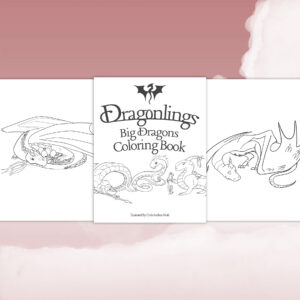 Dragonlings Print-and-Play Coloring Book: Big Dragons